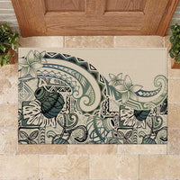 Aloha Hawaii Tapa Rubber Doormat Summer Green Hawaiian Ipu LT7 Emerald - Polynesian Pride