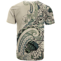 Aloha Hawaii Tapa T Shirt Summer Green Hawaiian Ipu - Polynesian Pride