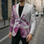 Aloha Hawaii Tapa Blazer Vibrant Fuchsia Hawaiian Ipu - Polynesian Pride