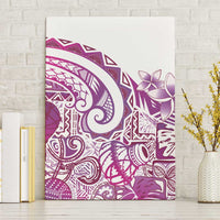 Aloha Hawaii Tapa Canvas Wall Art Vibrant Fuchsia Hawaiian Ipu LT7 Without Frame Fuchsia - Polynesian Pride