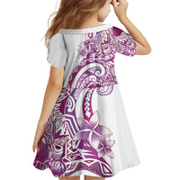 Aloha Hawaii Tapa Family Matching Mermaid Dress and Hawaiian Shirt Vibrant Fuchsia Hawaiian Ipu - Polynesian Pride