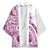 Aloha Hawaii Tapa Kimono Vibrant Fuchsia Hawaiian Ipu - Polynesian Pride