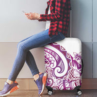 Aloha Hawaii Tapa Luggage Cover Vibrant Fuchsia Hawaiian Ipu - Polynesian Pride