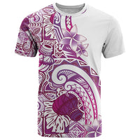 Aloha Hawaii Tapa T Shirt Vibrant Fuchsia Hawaiian Ipu - Polynesian Pride