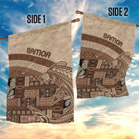 Samoa Mamanu Siapo Mocha Garden Flag Tatau Malie