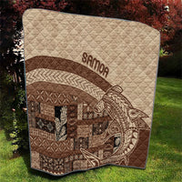 Samoa Mamanu Siapo Mocha Quilt Tatau Malie