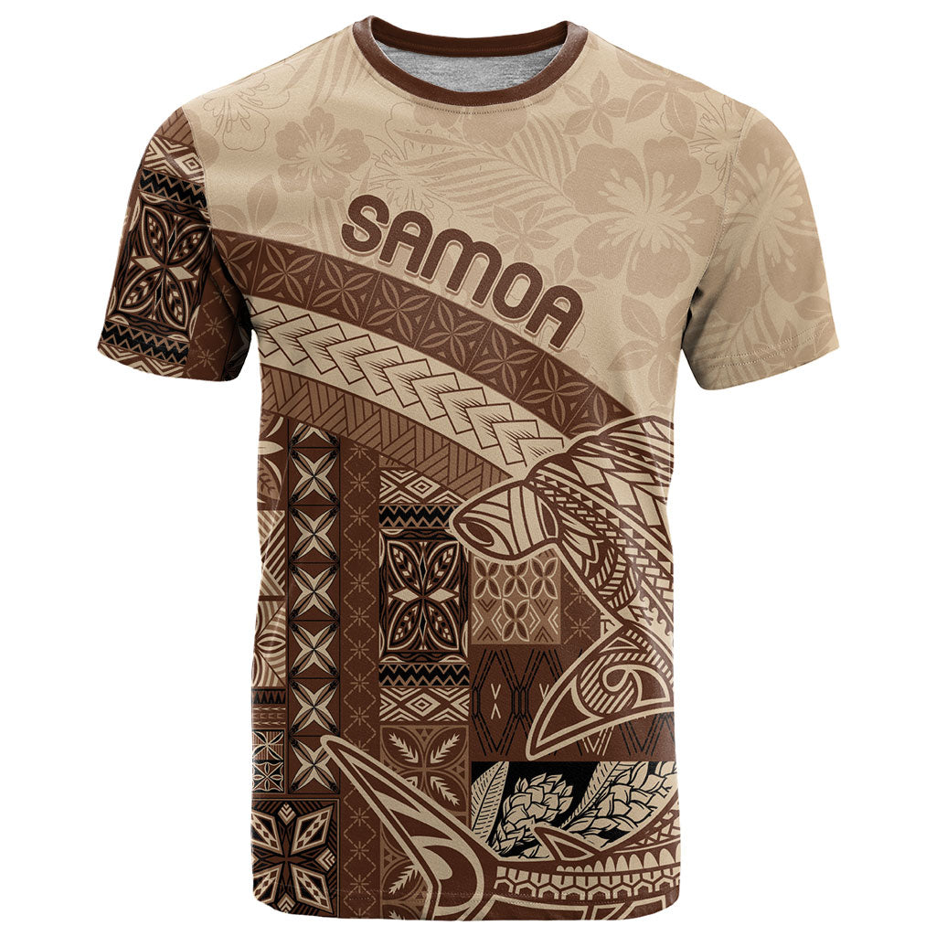 Samoa Mamanu Siapo Mocha T Shirt Tatau Malie