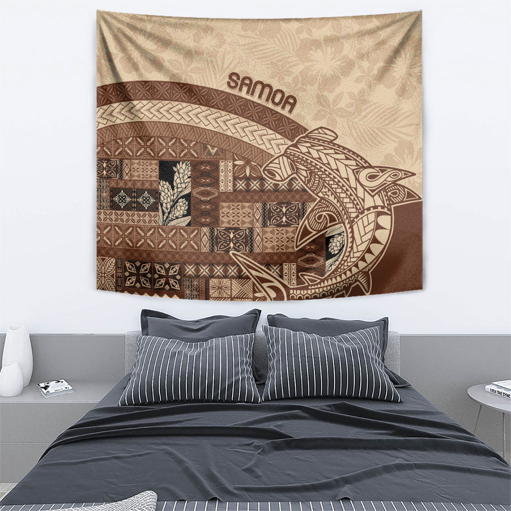 Samoa Mamanu Siapo Mocha Tapestry Tatau Malie