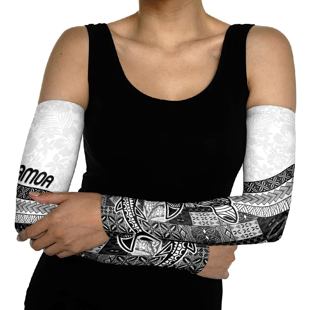 Samoa Mamanu Siapo Classic Black Arm Sleeves Tatau Malie