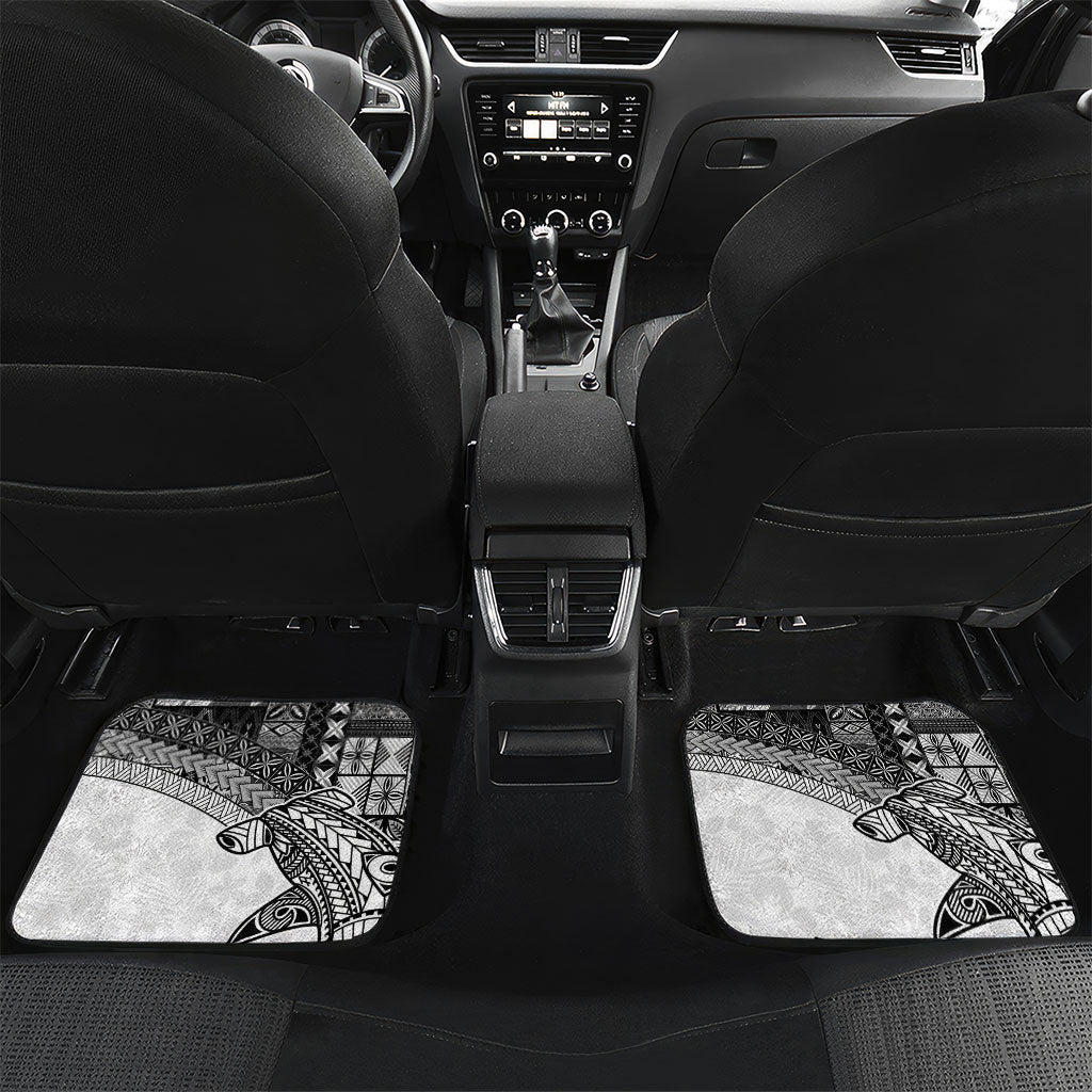 Samoa Mamanu Siapo Classic Black Car Mats Tatau Malie