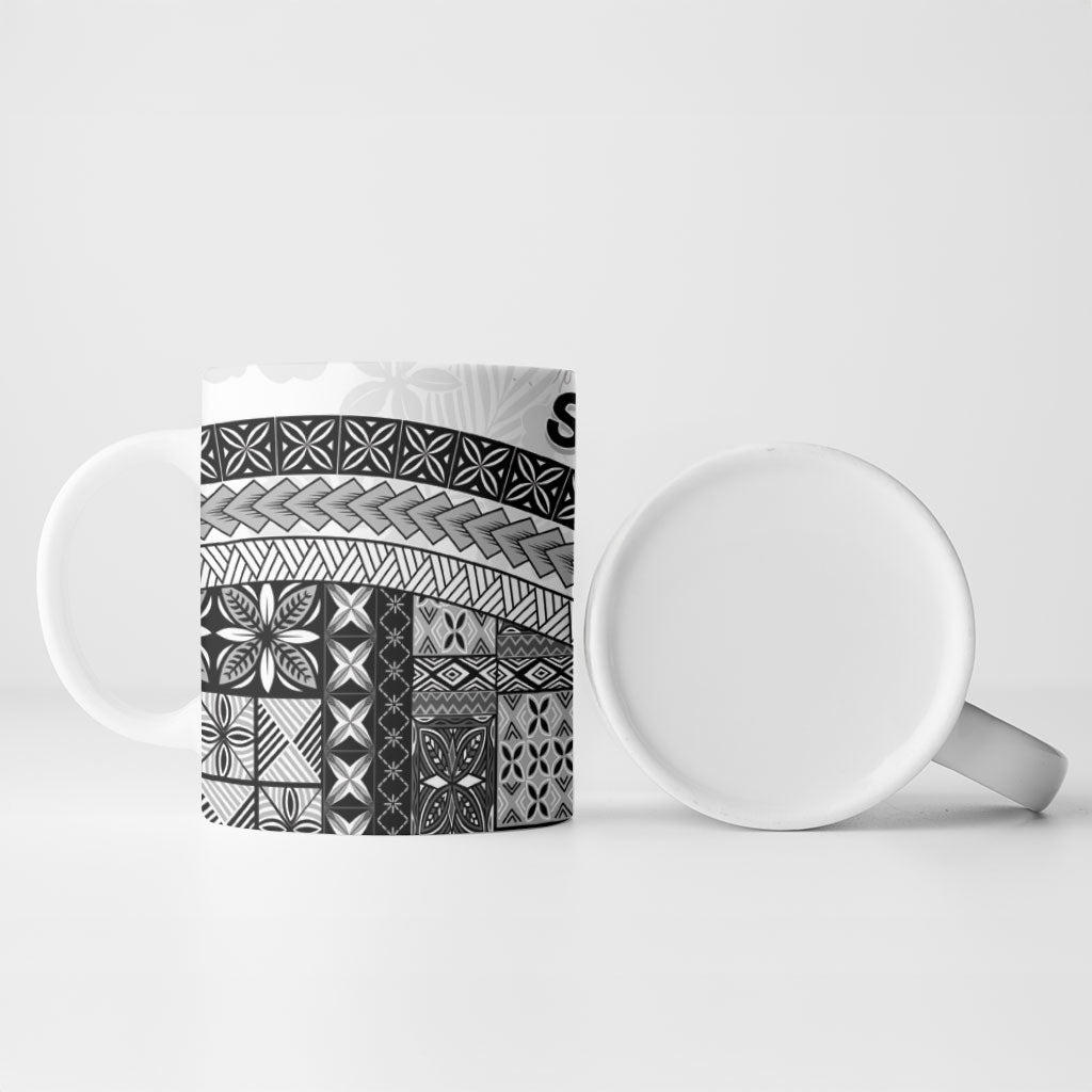 Samoa Mamanu Siapo Classic Black Ceramic Mug Tatau Malie