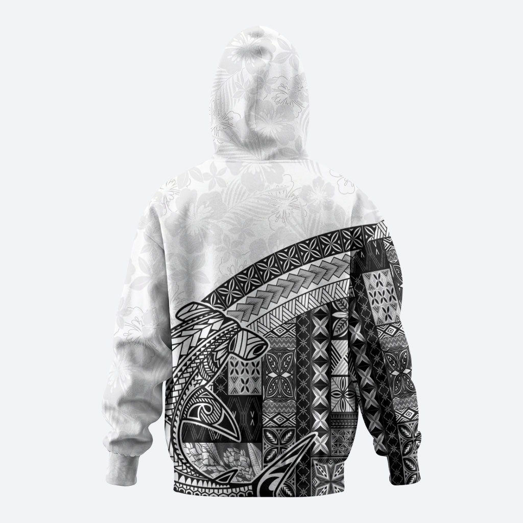 Samoa Mamanu Siapo Classic Black Hoodie Tatau Malie