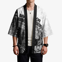 Samoa Mamanu Siapo Classic Black Kimono Tatau Malie