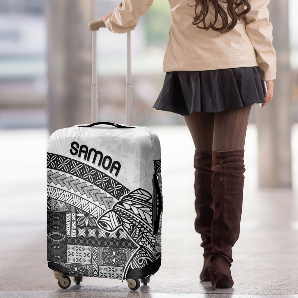 Samoa Mamanu Siapo Classic Black Luggage Cover Tatau Malie