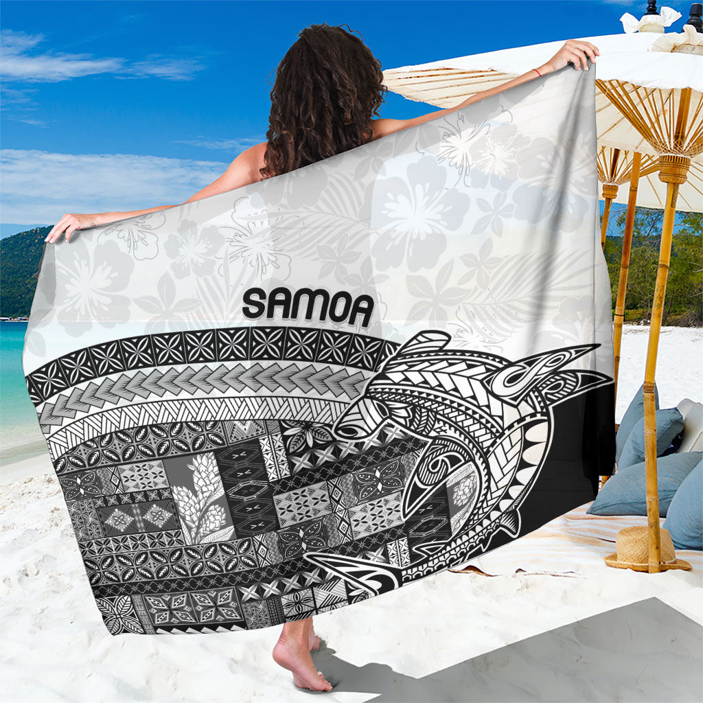 Samoa Mamanu Siapo Classic Black Sarong Tatau Malie