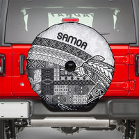 Samoa Mamanu Siapo Classic Black Spare Tire Cover Tatau Malie