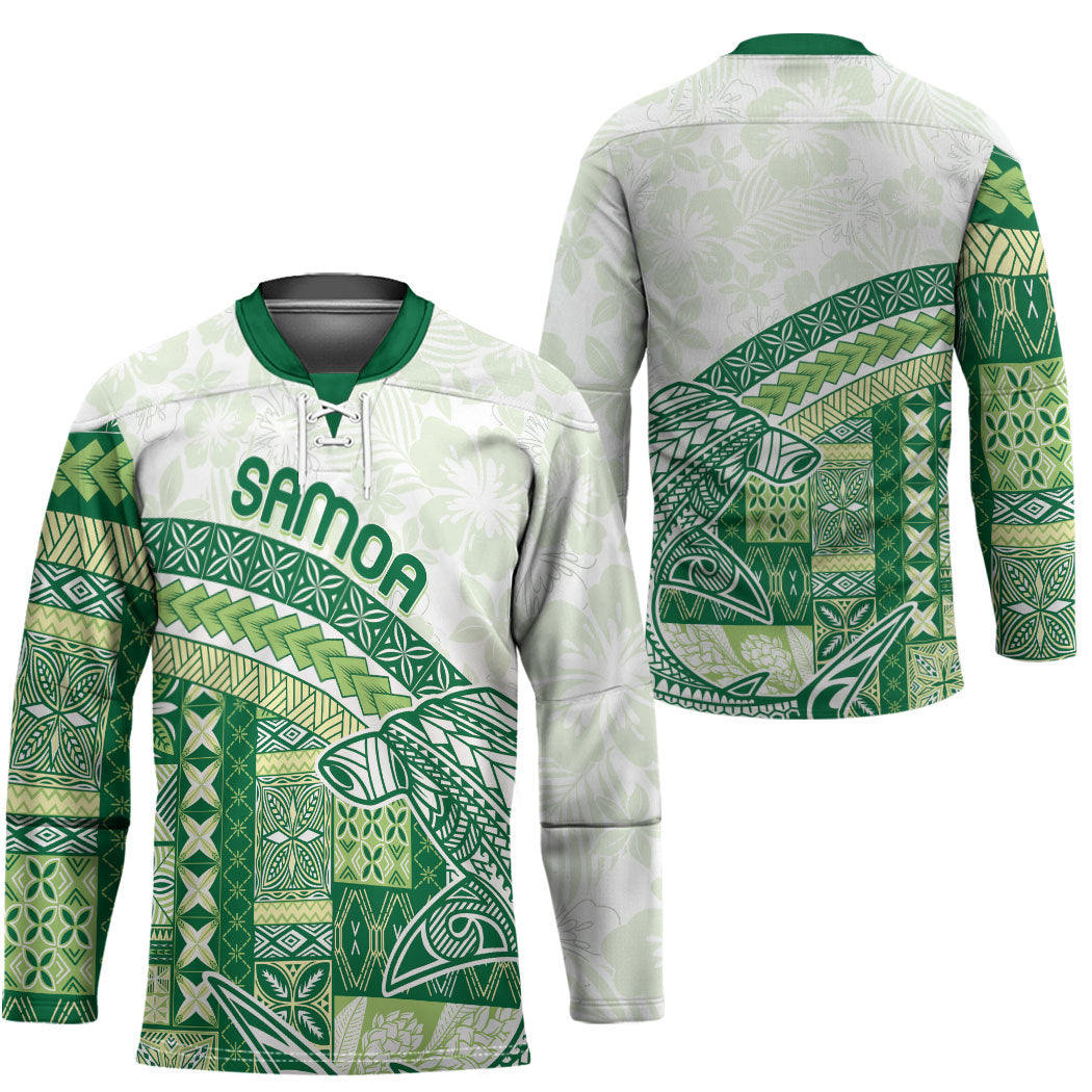 Samoa Mamanu Siapo Forest Green Hockey Jersey Tatau Malie