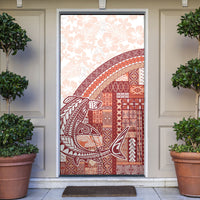 Samoa Mamanu Siapo Crimson Door Cover Tatau Malie