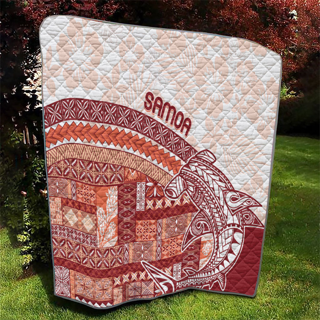 Samoa Mamanu Siapo Crimson Quilt Tatau Malie