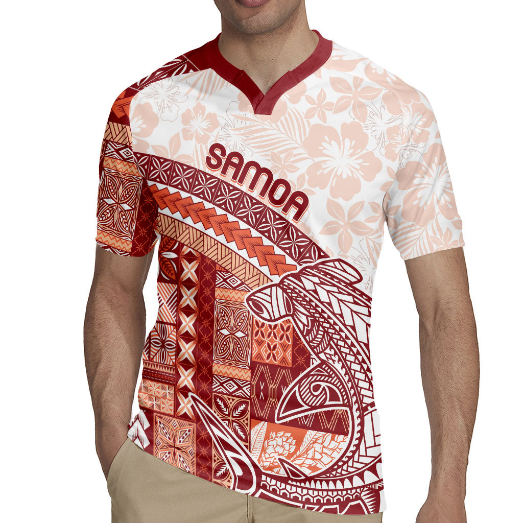 Samoa Mamanu Siapo Crimson Rugby Jersey Tatau Malie