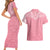 personalised-new-zealand-couples-matching-short-sleeve-bodycon-dress-and-hawaiian-shirt-pink-ribbon-tattoo-mix-silver-fern