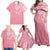 personalised-new-zealand-family-matching-off-shoulder-maxi-dress-and-hawaiian-shirt-pink-ribbon-tattoo-mix-silver-fern