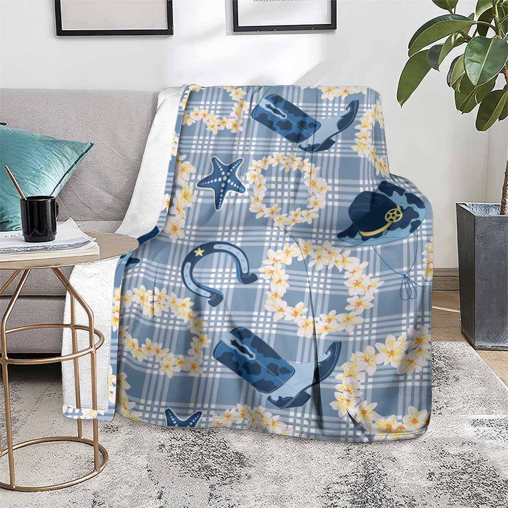 Aloha Hawaii Paniolo Jeans Palaka Blanket Coastal Rodeo - Polynesian Pride