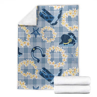 Aloha Hawaii Paniolo Jeans Palaka Blanket Coastal Rodeo - Polynesian Pride