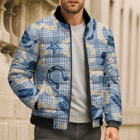 Aloha Hawaii Paniolo Jeans Palaka Bomber Puffer Jacket Coastal Rodeo LT7 - Polynesian Pride