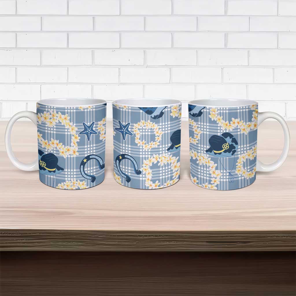 Aloha Hawaii Paniolo Jeans Palaka Ceramic Mug Coastal Rodeo - Polynesian Pride