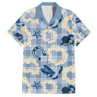 Aloha Hawaii Paniolo Jeans Palaka Family Matching Puletasi and Hawaiian Shirt Coastal Rodeo - Polynesian Pride