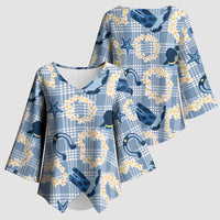 Aloha Hawaii Paniolo Jeans Palaka Kimono Sleeve Blouse Coastal Rodeo LT7 - Polynesian Pride