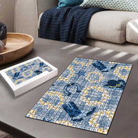 Aloha Hawaii Paniolo Jeans Palaka Puzzle Coastal Rodeo LT7 - Polynesian Pride