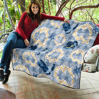 Aloha Hawaii Paniolo Jeans Palaka Quilt Coastal Rodeo - Polynesian Pride