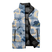 Aloha Hawaii Paniolo Jeans Palaka Sleeveless Puffer Jacket Coastal Rodeo LT7 - Polynesian Pride