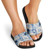 Aloha Hawaii Paniolo Jeans Palaka Slide Sandals Coastal Rodeo LT7 - Polynesian Pride