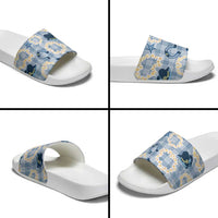 Aloha Hawaii Paniolo Jeans Palaka Slide Sandals Coastal Rodeo LT7 - Polynesian Pride
