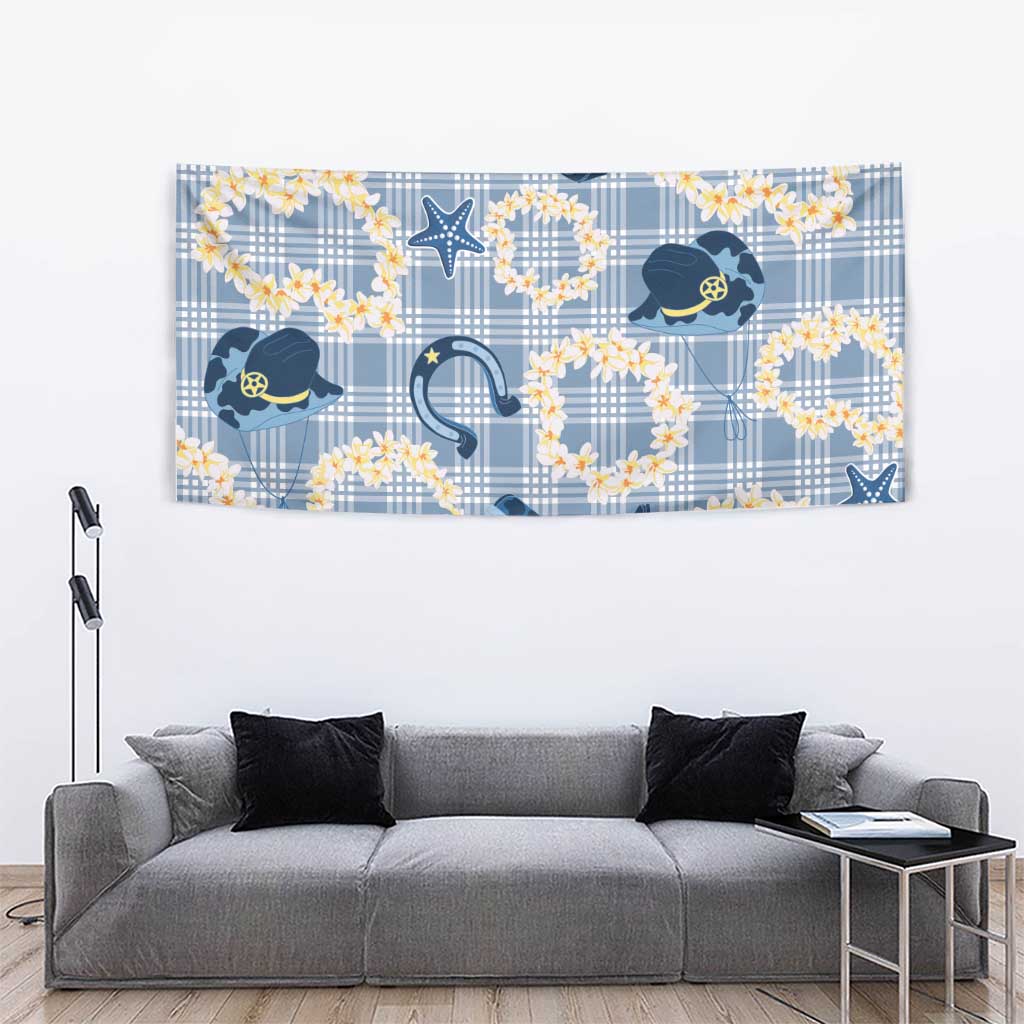 Aloha Hawaii Paniolo Jeans Palaka Tapestry Coastal Rodeo - Polynesian Pride