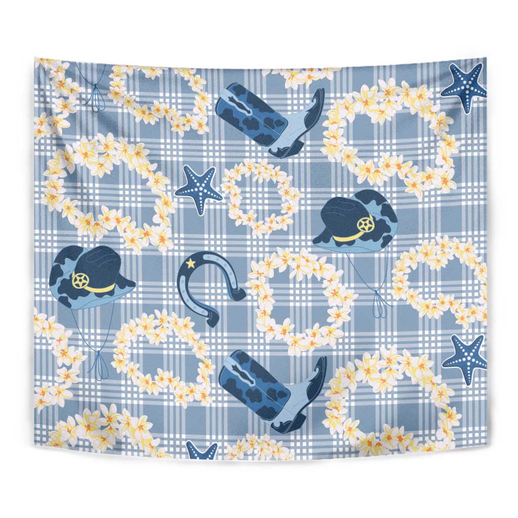 Aloha Hawaii Paniolo Jeans Palaka Tapestry Coastal Rodeo - Polynesian Pride