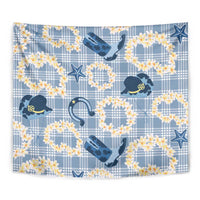 Aloha Hawaii Paniolo Jeans Palaka Tapestry Coastal Rodeo - Polynesian Pride