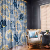Aloha Hawaii Paniolo Jeans Palaka Window Curtain Coastal Rodeo - Polynesian Pride