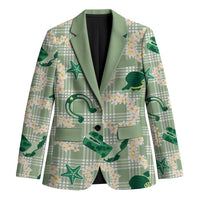 Aloha Hawaii Paniolo Mint Palaka Blazer Coastal Rodeo LT7 Unisex Mint - Polynesian Pride