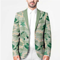 Aloha Hawaii Paniolo Mint Palaka Blazer Coastal Rodeo LT7 - Polynesian Pride
