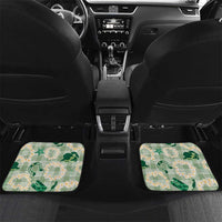 Aloha Hawaii Paniolo Mint Palaka Car Mats Coastal Rodeo - Polynesian Pride