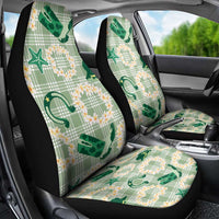 Aloha Hawaii Paniolo Mint Palaka Car Seat Cover Coastal Rodeo - Polynesian Pride