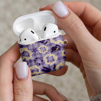 Aloha Hawaii Paniolo Lavender Palaka AirPods Case Coastal Rodeo LT7 - Polynesian Pride