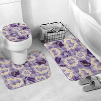 Aloha Hawaii Paniolo Lavender Palaka Bathroom Set Coastal Rodeo - Polynesian Pride