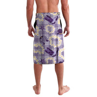 Aloha Hawaii Paniolo Lavender Palaka Lavalava Coastal Rodeo - Polynesian Pride