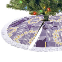 Aloha Hawaii Paniolo Lavender Palaka Tree Skirt Coastal Rodeo LT7 - Polynesian Pride