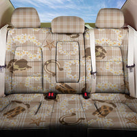 Aloha Hawaii Paniolo Khaki Palaka Back Car Seat Cover Coastal Rodeo - Polynesian Pride